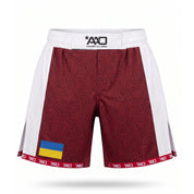 Ukraine Elevate MMA Shorts Rot/Weiss Bild 1