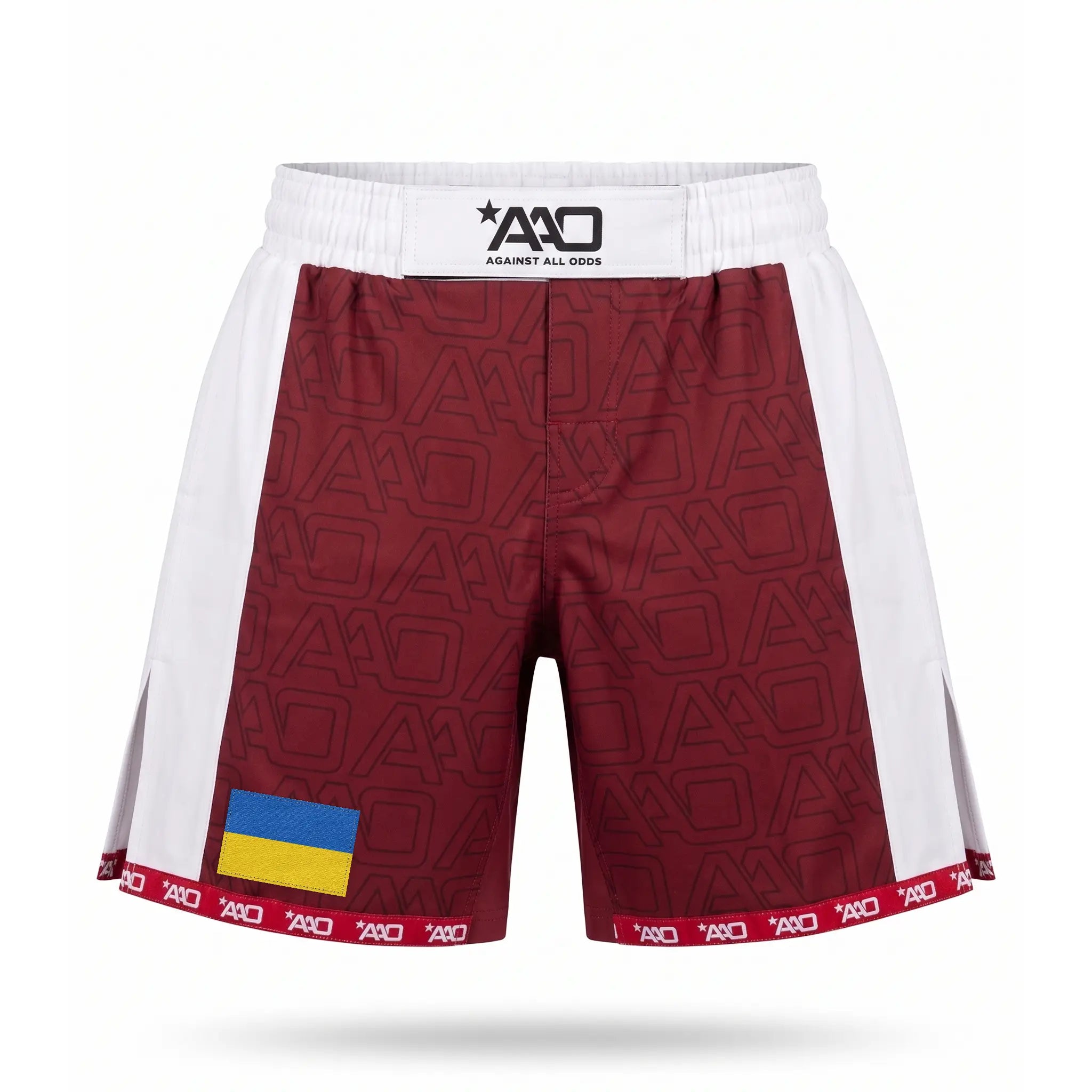 Ukraine Elevate MMA Shorts Rot/Weiss Bild 1