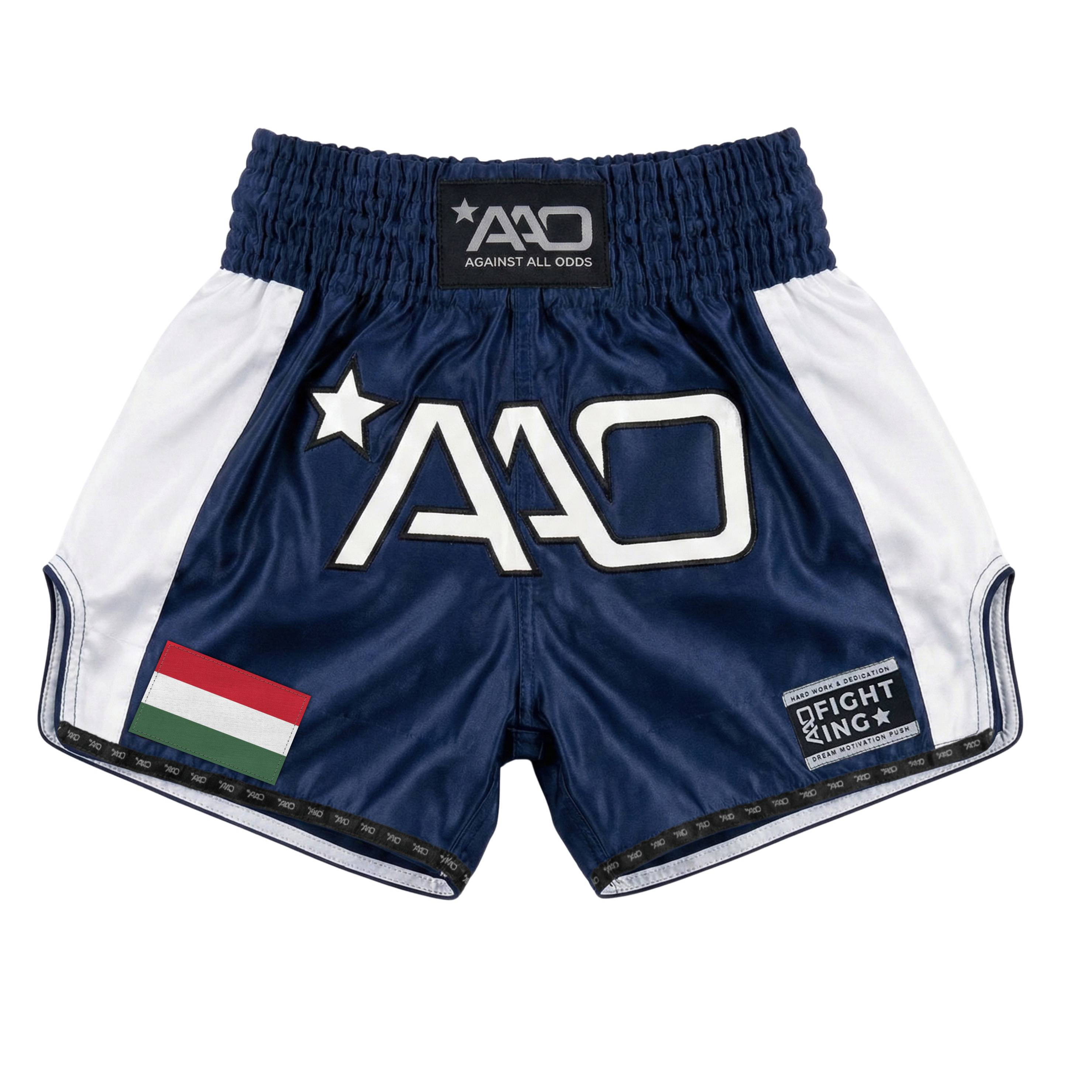 AAO Muay Thai Shorts "Legacy" - Ungarn - Aao-Fighting