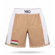 Ungarn Elevate MMA Shorts Beige/Weiss Bild 1