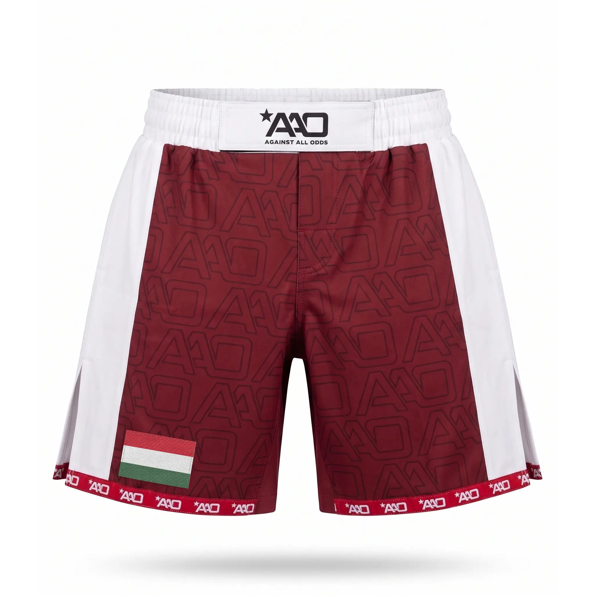 Ungarn Elevate MMA Shorts Rot/Weiss Bild 1