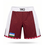 Usbekistan Elevate MMA Shorts Rot/Weiss Bild 1
