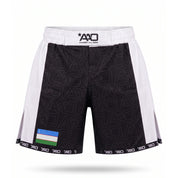 Usbekistan Elevate MMA Shorts Schwarz/Weiss Bild 1