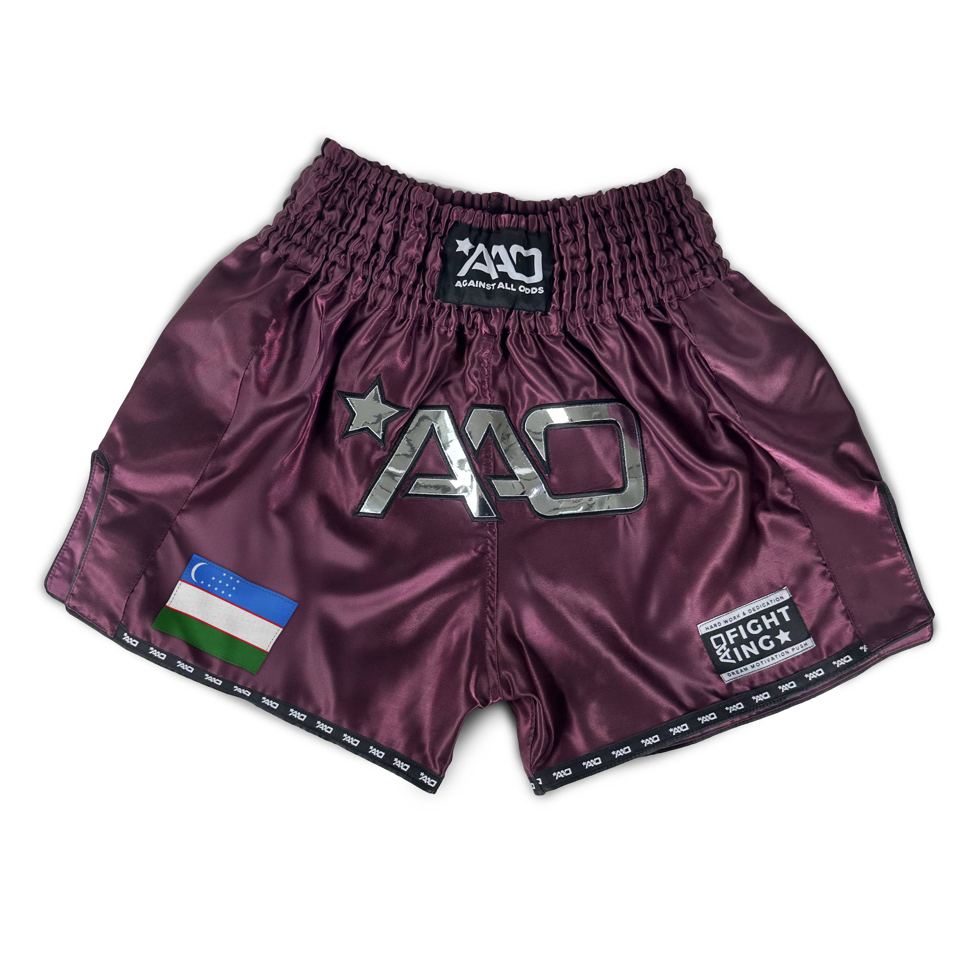 AAO Muay Thai Shorts "Legacy" - Usbekistan - Aao-Fighting