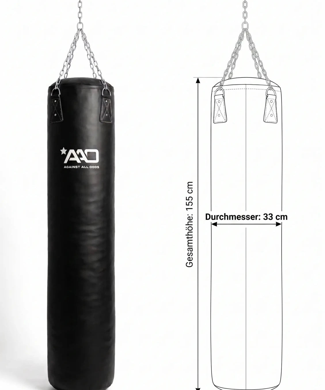 AAO Fighting Profi-Boxsack 155cm - Aao-Fighting