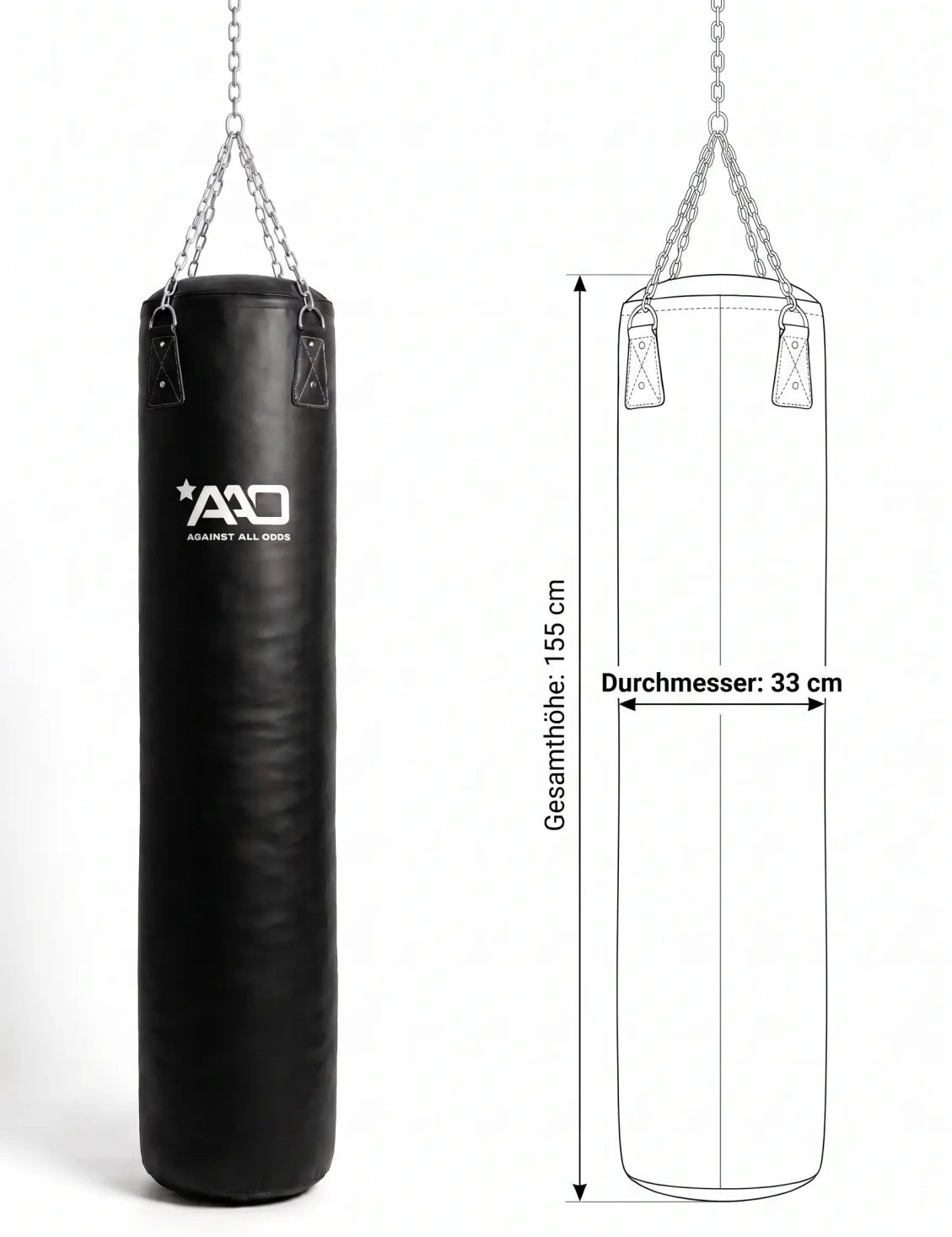 AAO Fighting Profi-Boxsack 155cm - Aao-Fighting