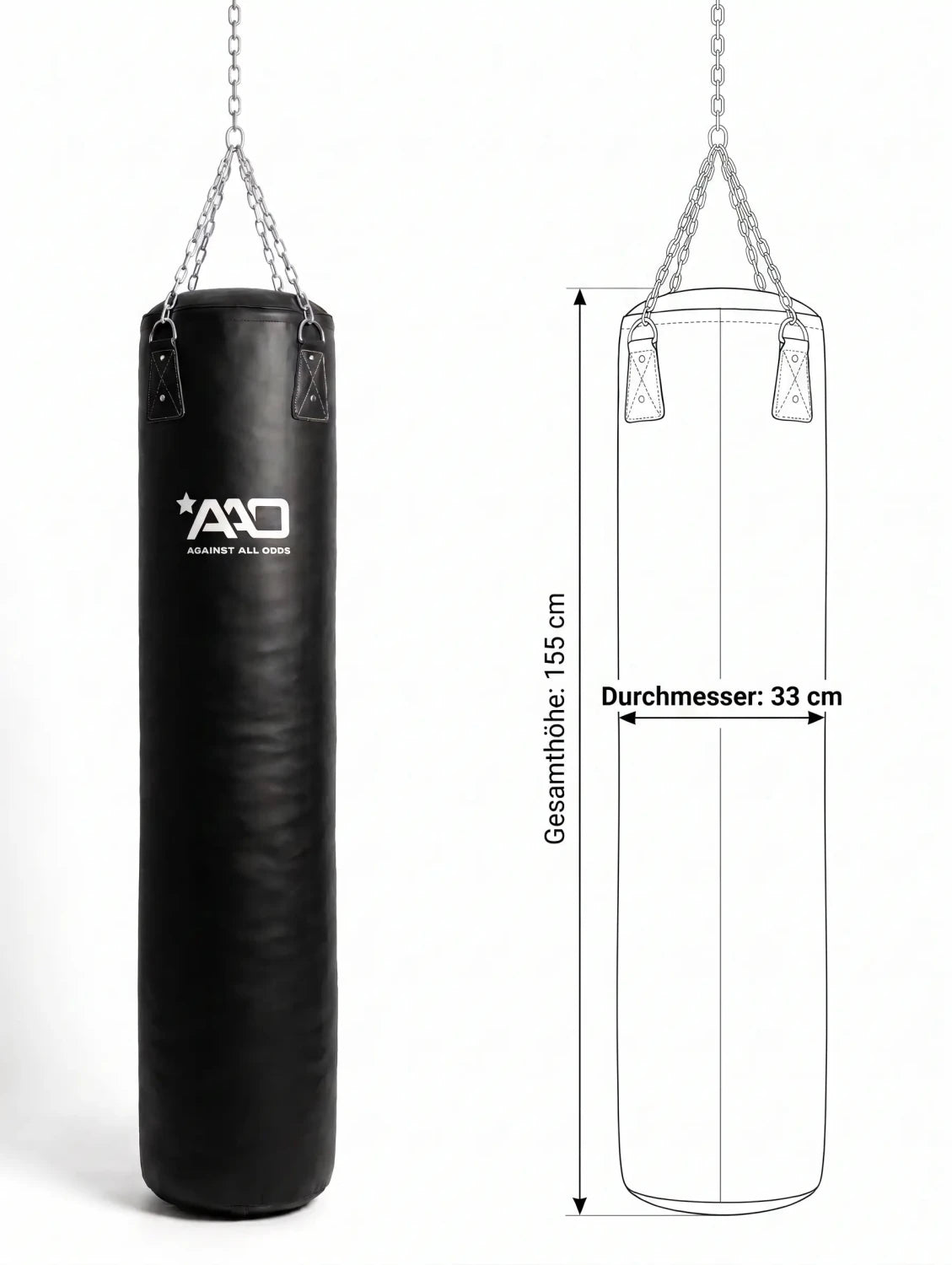 AAO Fighting Profi-Boxsack 155cm - Aao-Fighting