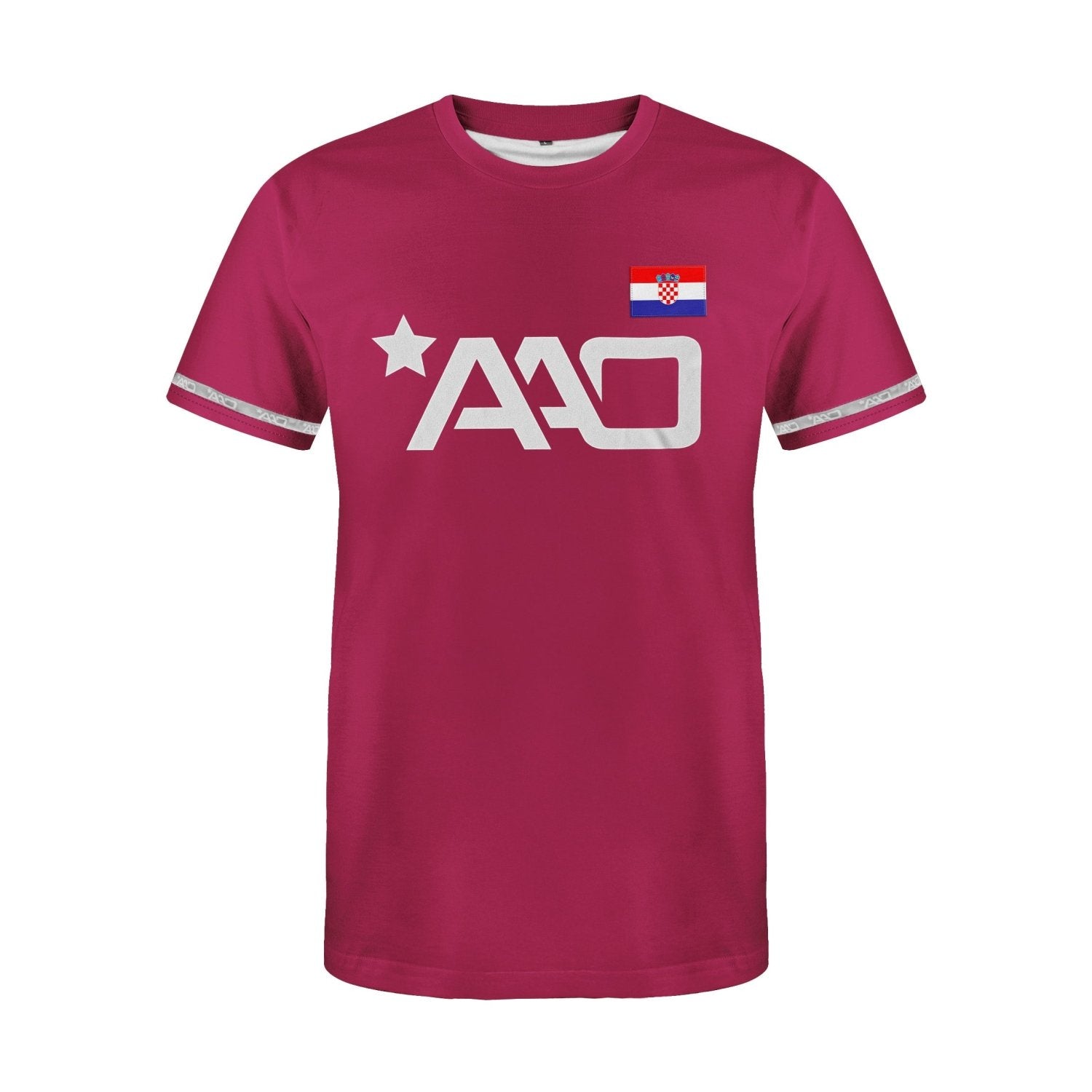 Performance Rashguard Croatia | AAO Flag Martial Art Tee