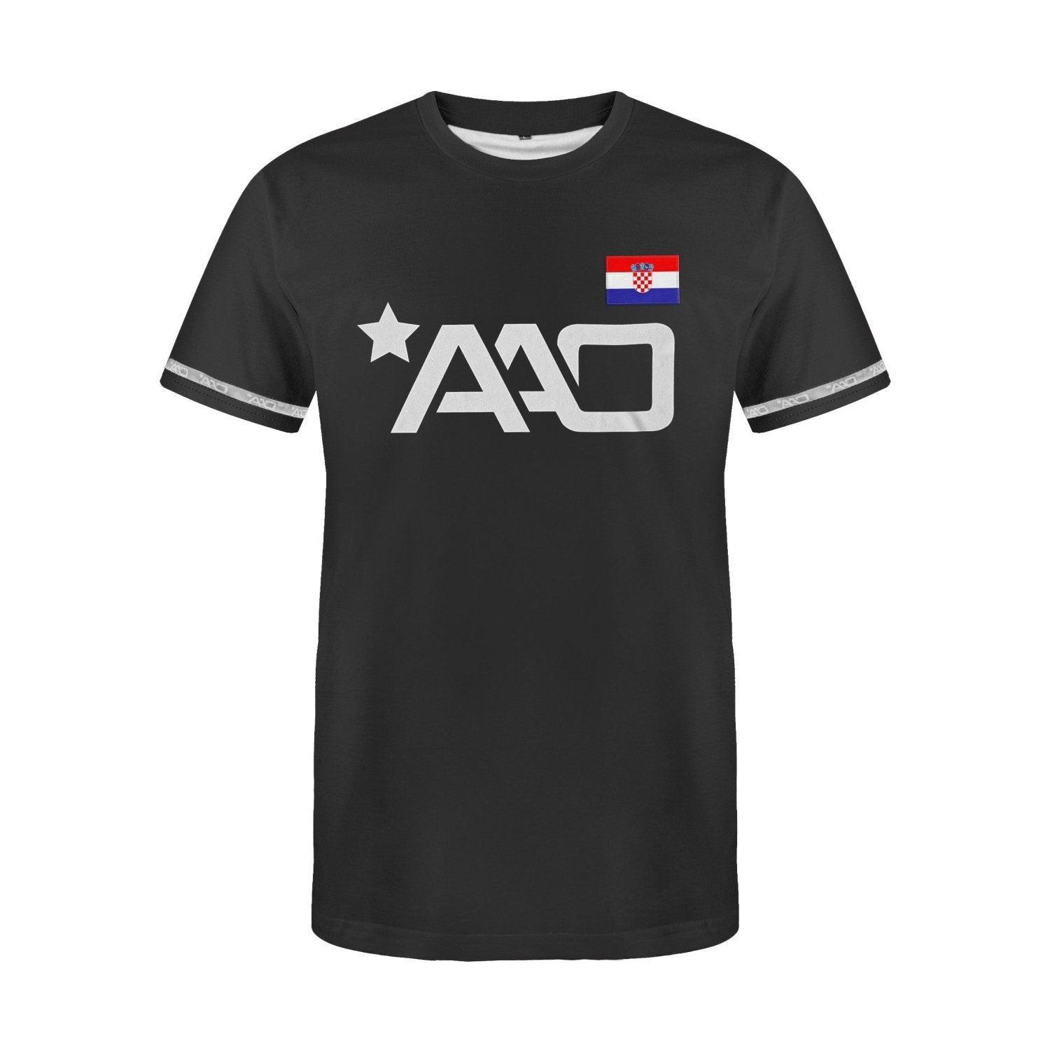 Performance Rashguard Croatia | AAO Flag Martial Art Tee