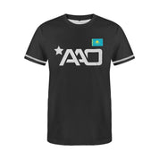 Kazakhstan Flag Martial Arts Rushguard T-Shirt – AAO