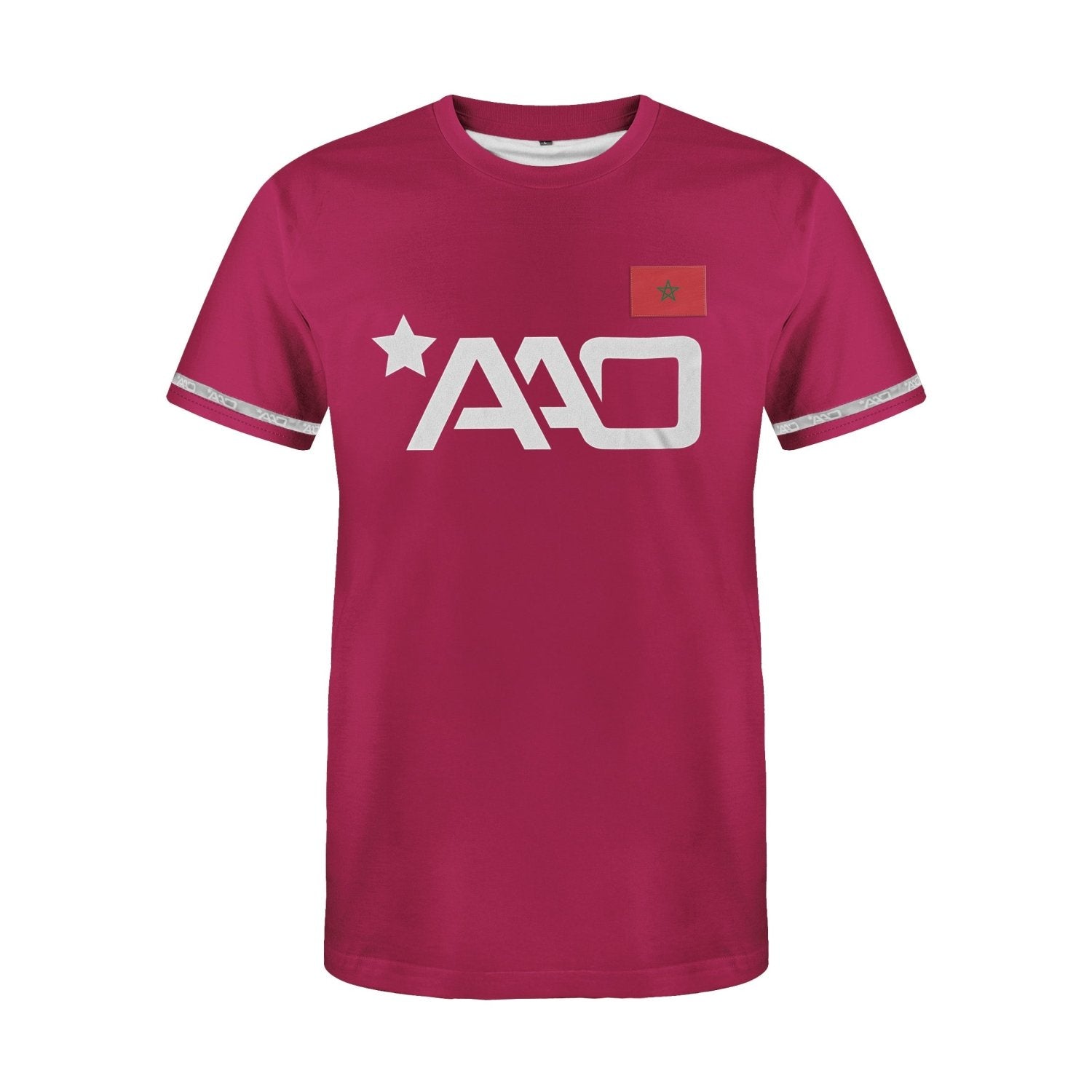 Morocco Martial Arts T-Shirt – Flag Design Fightwear
