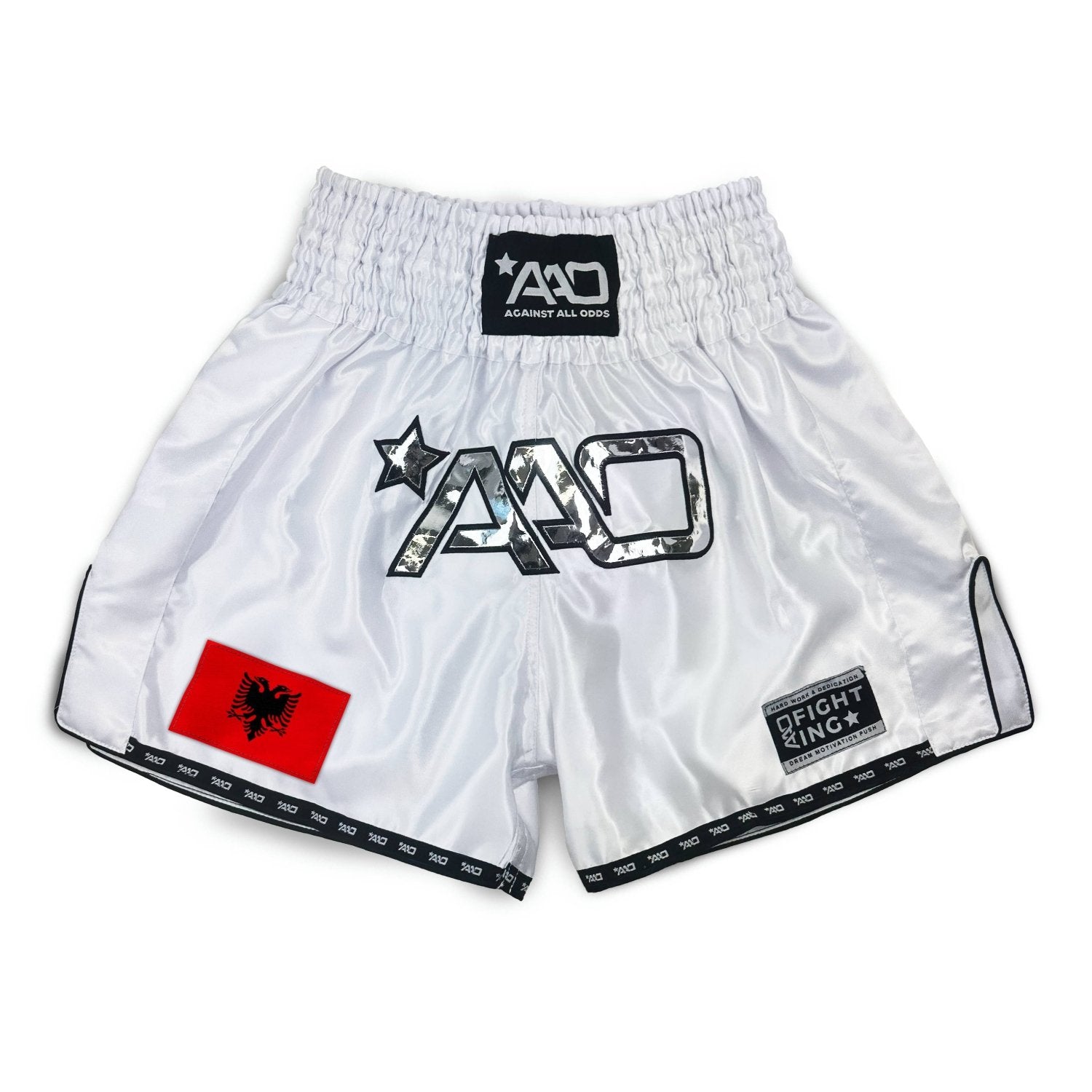 AAO Muay Thai Shorts "Legacy" - Albanien - Aao-Fighting