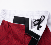 Angola Elevate MMA Shorts Rot/Weiss Bild 2