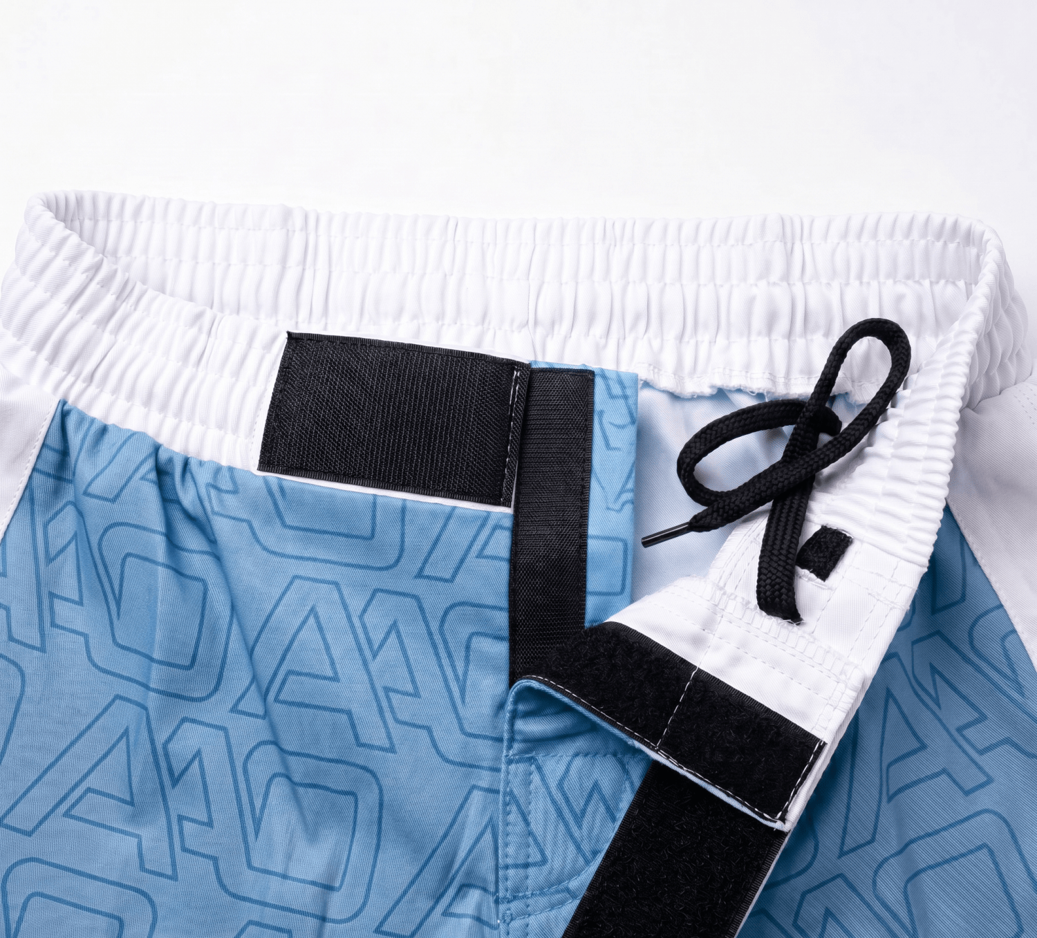 Angola Elevate MMA Shorts Babyblau/Weiss Bild 2