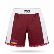 Armenien Elevate MMA Shorts Rot/Weiss Bild 1