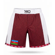 Aserbaidschan Elevate MMA Shorts Rot/Weiss Bild 1