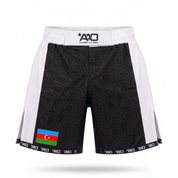 Aserbaidschan Elevate MMA Shorts Schwarz/Weiss Bild 1