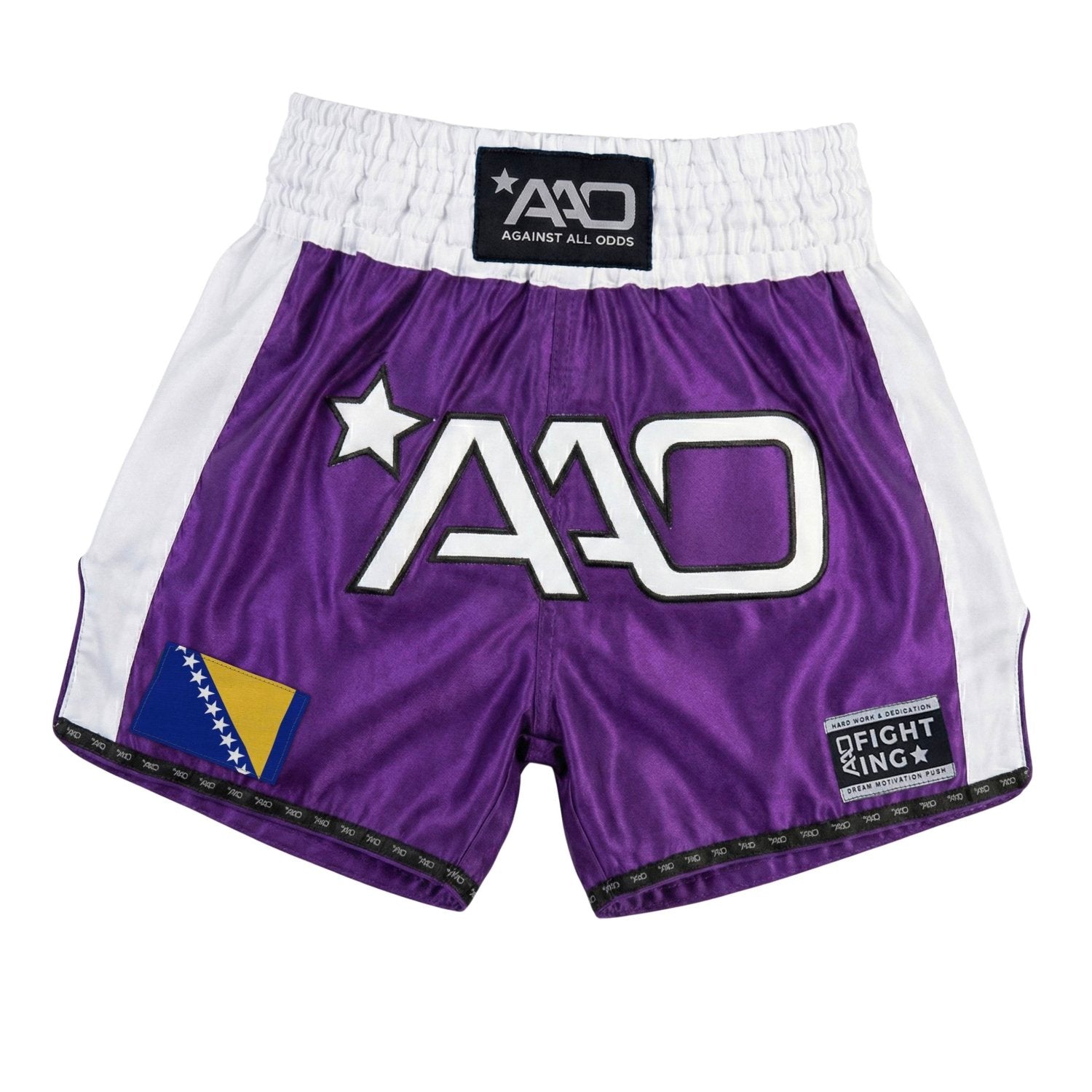 AAO Muay Thai Shorts "Legacy"  - Bosnien und Herzegowina - Aao-Fighting