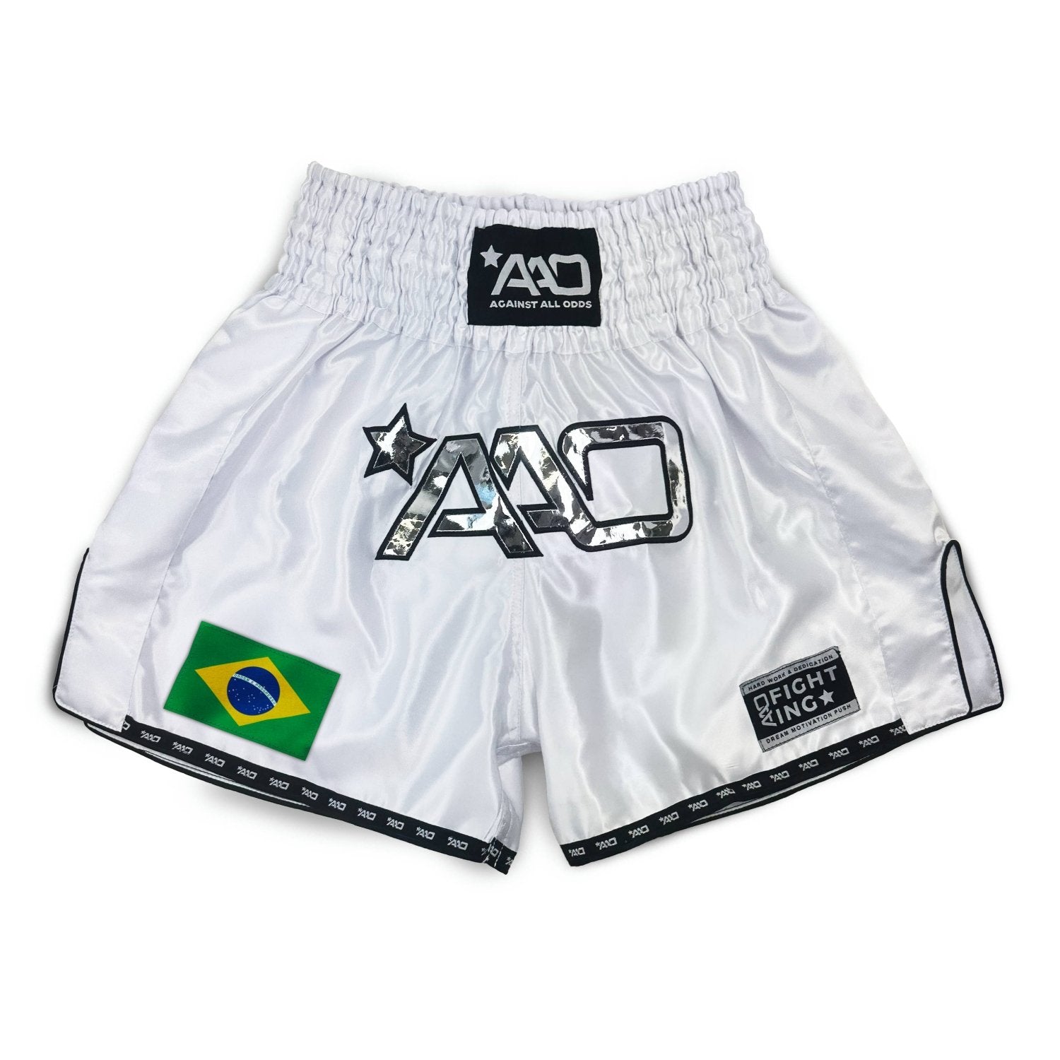 AAO Muay Thai Shorts "Legacy" - Brasilien - Aao-Fighting