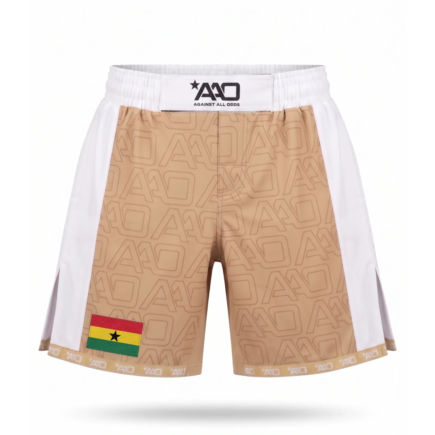 Ghana Elevate MMA Shorts Beige/Weiss Bild 1