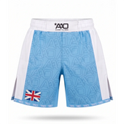 Großbritannien Elevate MMA Shorts Babyblau/Weiss Bild 1
