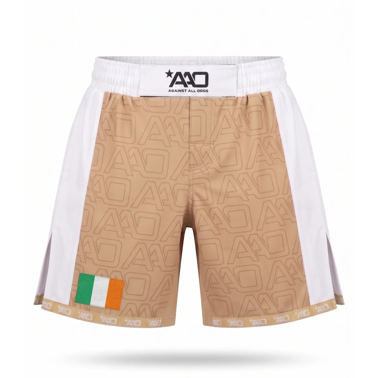 Irland Elevate MMA Shorts Beige/Weiss Bild 1