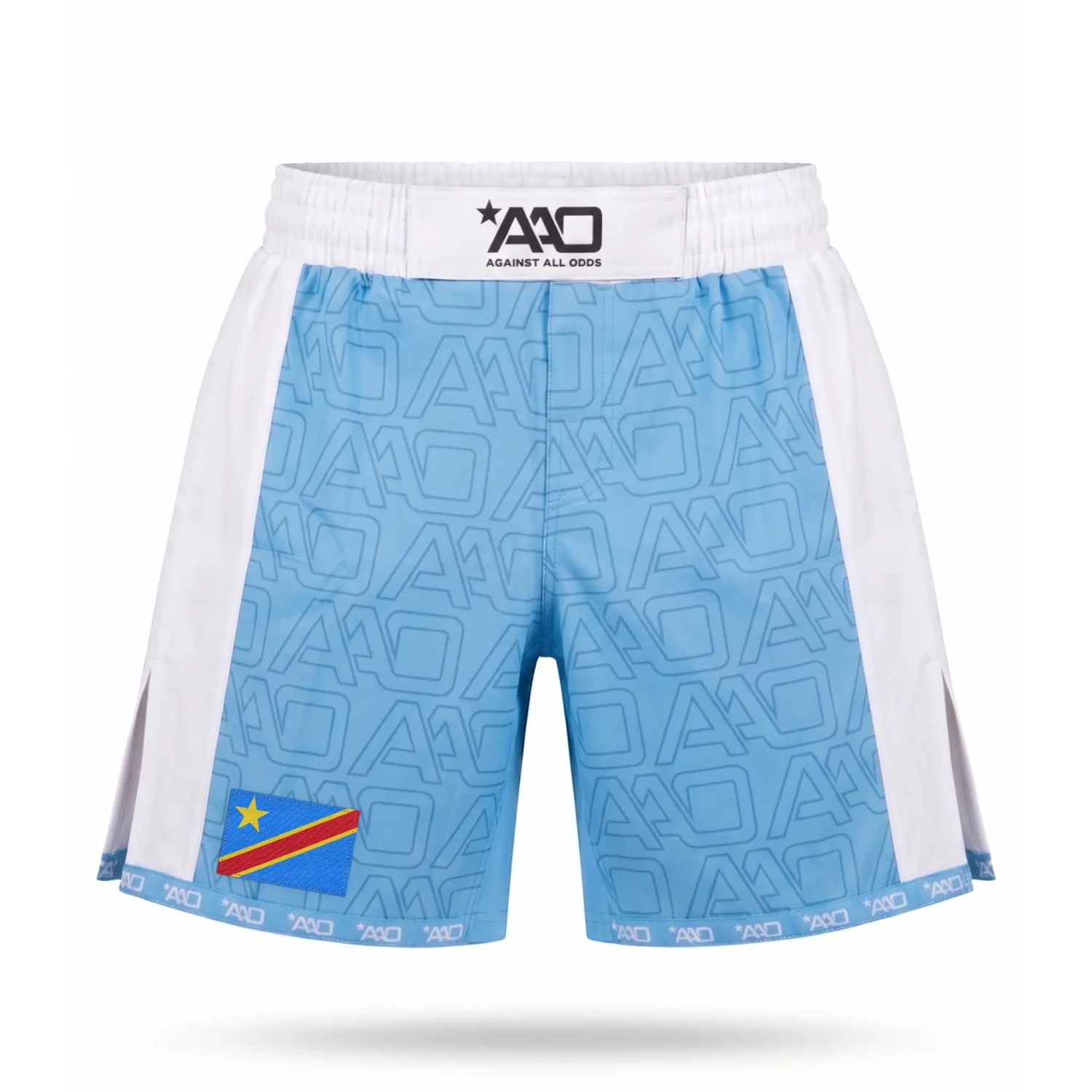 Kongo Elevate MMA Shorts Babyblau/Weiss Bild 1