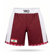 Libanon Elevate MMA Shorts Rot/Weiss Bild 1