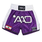 AAO Muay Thai Shorts "Legacy" - Libanon - Aao-Fighting