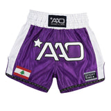 AAO Muay Thai Shorts "Legacy" - Lebanon