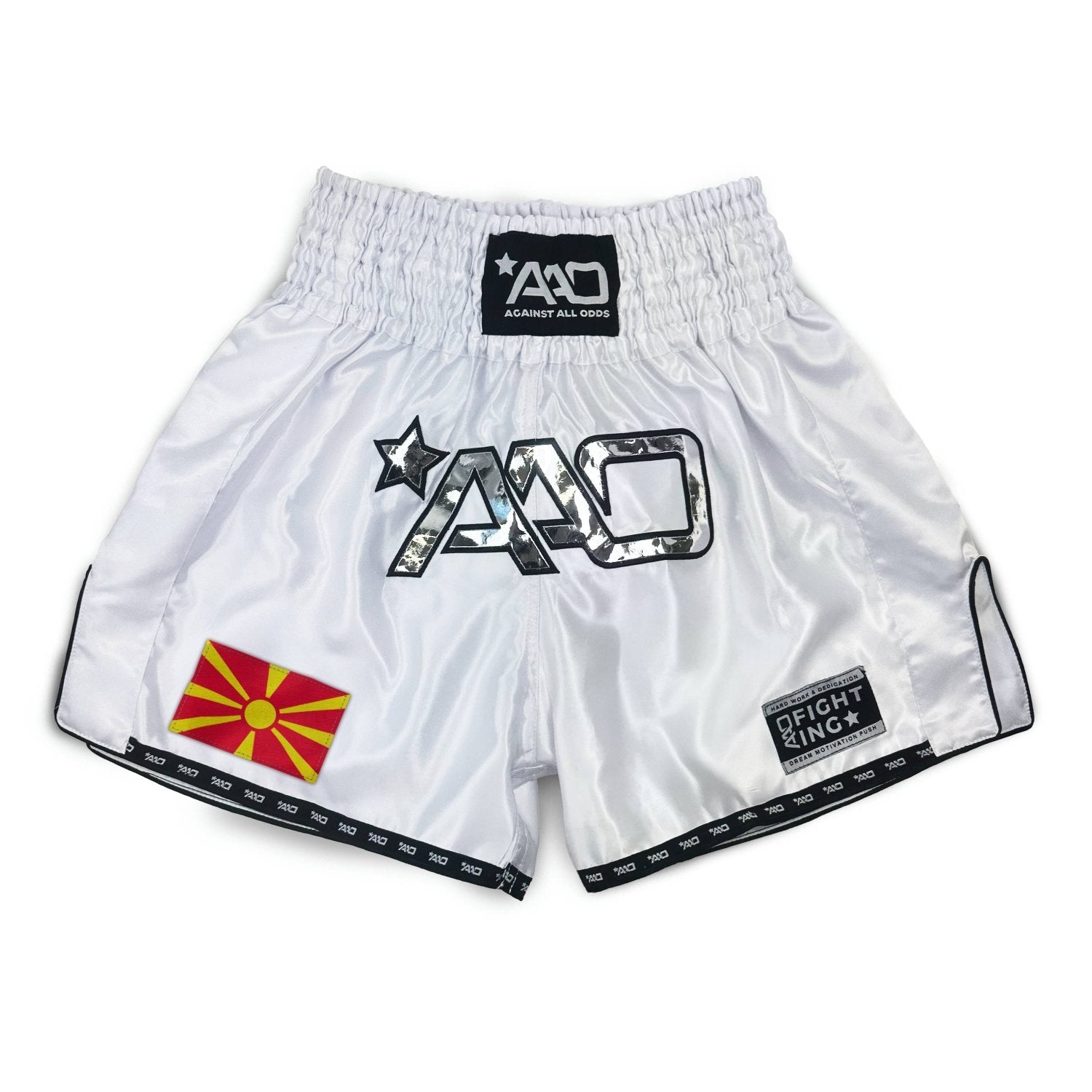AAO Muay Thai Shorts "Legacy" - Mazedonien - Aao-Fighting