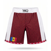 Moldawien Elevate MMA Shorts Rot/Weiss Bild 1