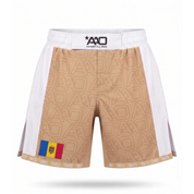 Moldawien Elevate MMA Shorts Beige/Weiss Bild 1