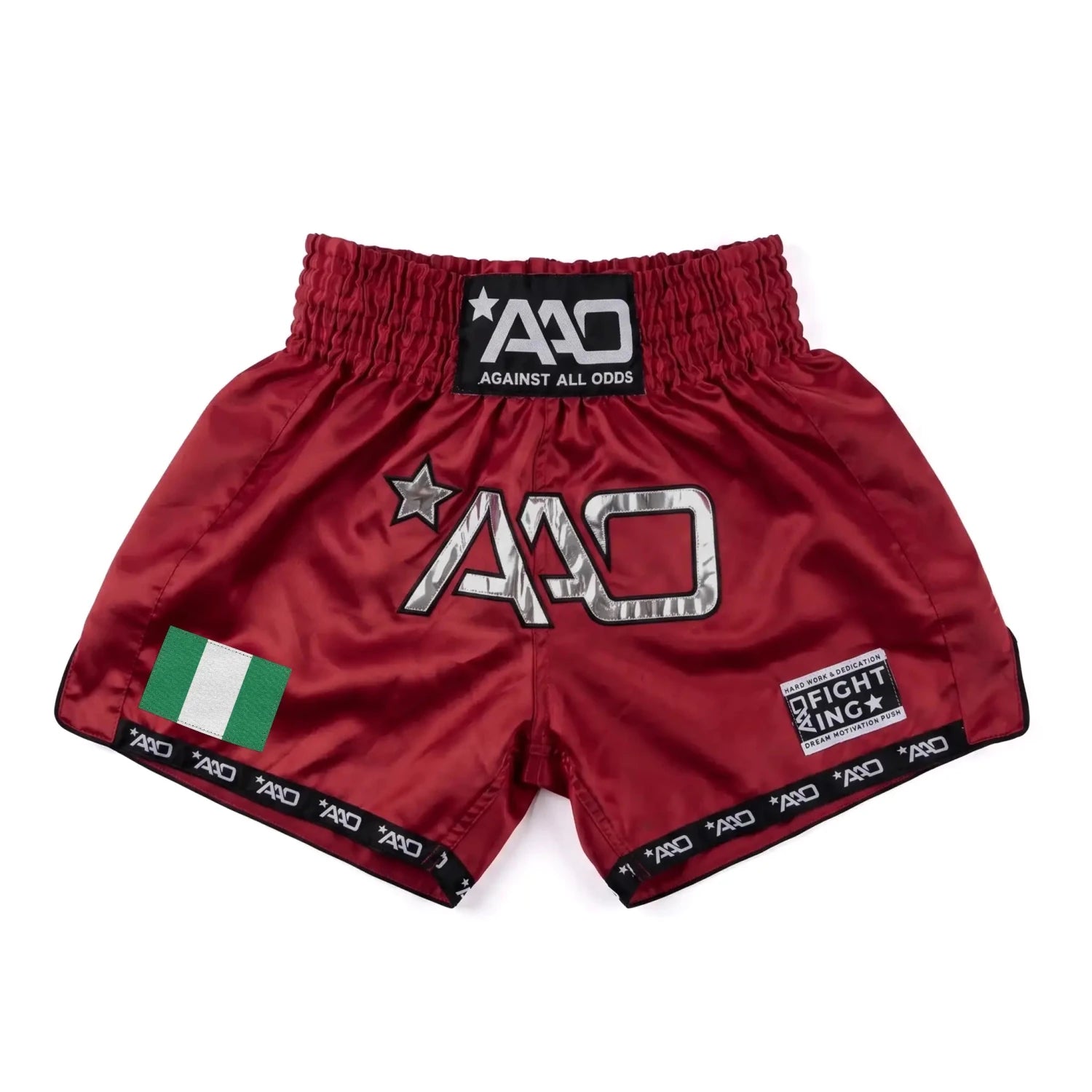 Nigeria Muay Thai Shorts "Legacy" - AAO - Aao-Fighting