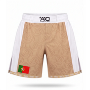 Portugal Elevate MMA Shorts Beige/Weiss Bild 1