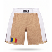 Rumänien Elevate MMA Shorts Beige/Weiss Bild 1