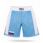 Russland Elevate MMA Shorts Babyblau/Weiss Bild 1