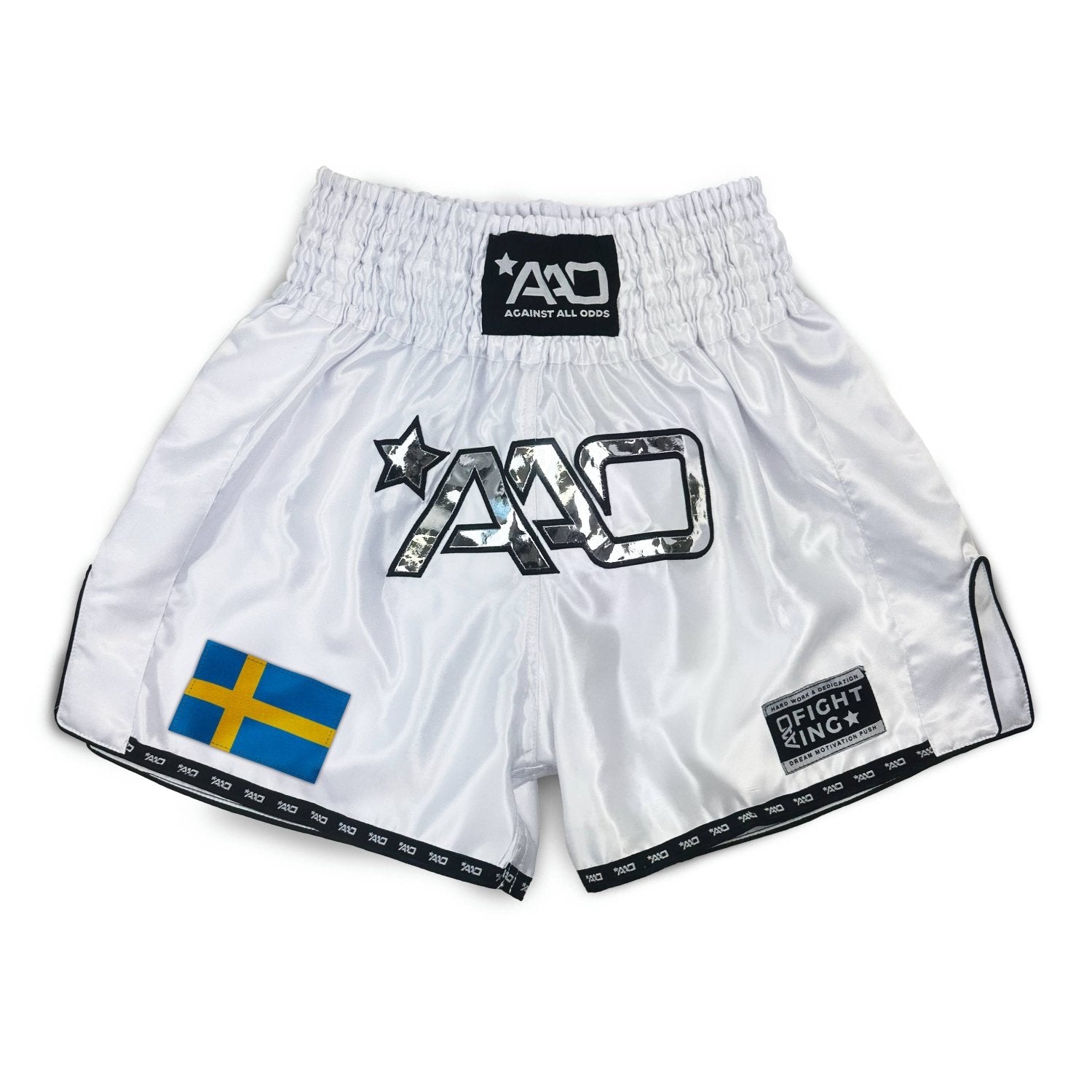 AAO Muay Thai Shorts "Legacy" - Schweden - Aao-Fighting