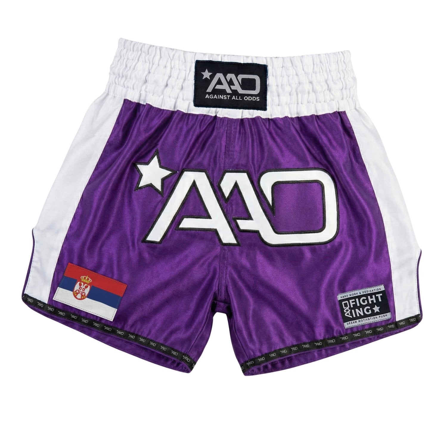 AAO Muay Thai Shorts "Legacy" - Serbien - Aao-Fighting