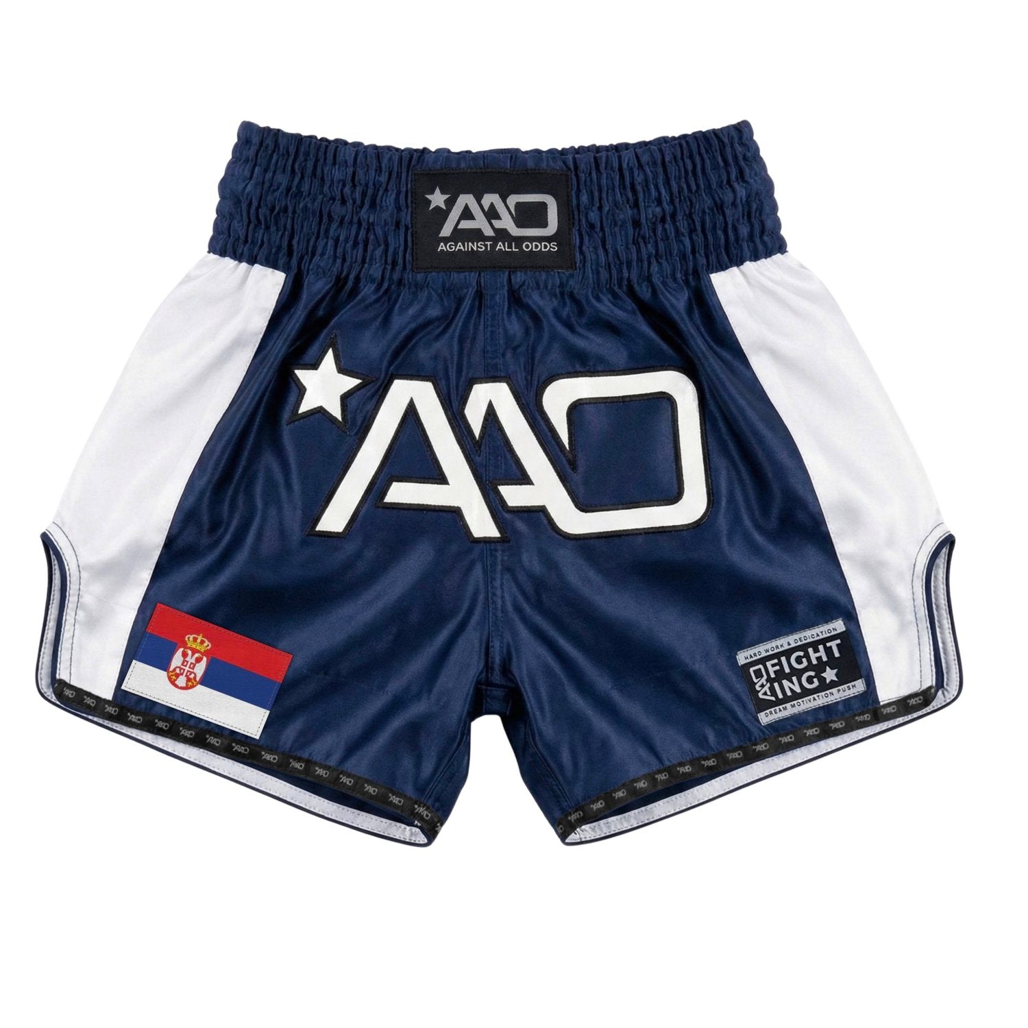 AAO Muay Thai Shorts "Legacy" - Serbien - Aao-Fighting