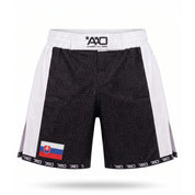 Slowakei Elevate MMA Shorts Schwarz/Weiss Bild 1