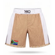 Südafrika Elevate MMA Shorts Beige/Weiss Bild 1