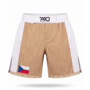 Tschechien Elevate MMA Shorts Beige/Weiss Bild 1